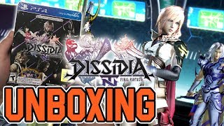 Dissidia Final Fantasy NT Steelbook Brawler Edition PS4 Unboxing [upl. by Keldah378]