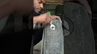 Tyre screw bar Kora viralshort shortsvideo tyrescrewcar tires rajutyreripiarig120 [upl. by Toland]