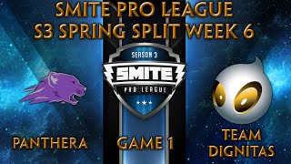 SPL S3 Spring Week 6  Panthera vs Team Dignitas Game 1 [upl. by Anelim]