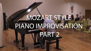 Mozart Style Piano Improvisation Part 2 [upl. by Morocco914]