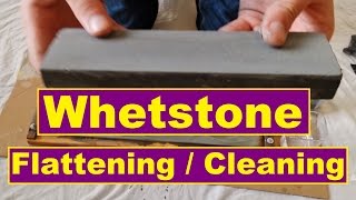 Whetstone flattening  cleaning [upl. by Irrep340]