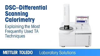 Differential Scanning Calorimeter DSC from METTLER TOLEDO [upl. by Sadnac]