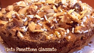 Finto “Panettone” Glassato  ricetta semplice e veloce  TUTTI A TAVOLA [upl. by Rosette]