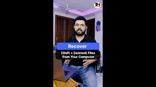 How to Recover shift deleted files in computer  Hindi [upl. by Erbma]