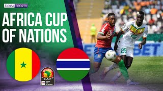 Senegal vs Gambia  AFCON 2023 HIGHLIGHTS  01152024  beIN SPORTS USA [upl. by Enilegnave308]