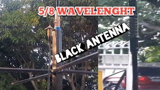 58 WAVELENGHT BLACK ANTENNA [upl. by Aizatsana]