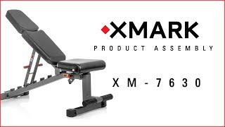 XMark Fitness XM7630 Product Assembly How to Assemble Your Weight Bench [upl. by Michelle]