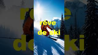 rêve de skiskier en rêvevacances à la neigesport dhiverglissemontagne enneigéepaysageislam [upl. by Llen477]