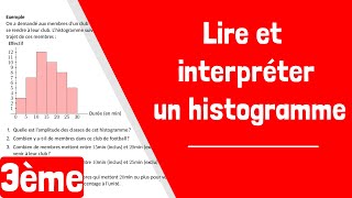 Comment lire et interpréter un histogramme [upl. by Suiramad]