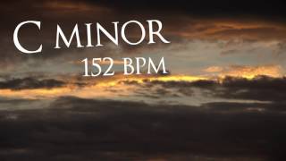 Metal Guitar Backing Track in C Minor 152 bpm [upl. by Felisha]