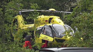 Explosion bei Sprengstofffirma Diehl Defence  2 Verletzte Hubschrauberstart in Troisdorf am 30824 [upl. by Lorry]