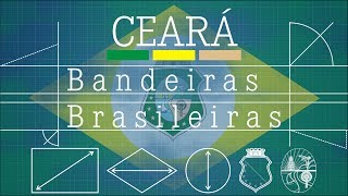 Bandeira do CEARÁ  Bandeiras Brasileias [upl. by Etnwahs]