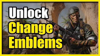 How to Unlock Emblems and Change Emblem on COD Black Ops 6 Easy Tutorial [upl. by Annawd]