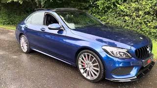 201766 Mercedes C220d AMG Line Premium Plus 4Matic C63S Styling on sale at TVS Specialist Cars [upl. by Yarw397]