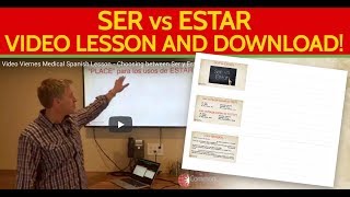 Choosing between Ser y Estar in Spanish [upl. by Kurman]