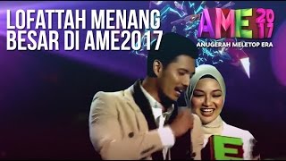 Lofattah Menang Besar di AME 2017 Fattah Amin Top Top Lelaki amp Neelofa  Top Top Wanita AME2017 [upl. by Comethuauc]