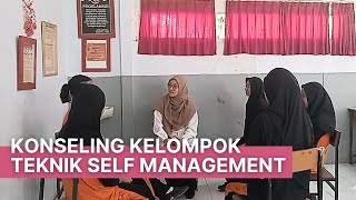 Konseling Kelompok Teknik Self Management  PPG Prajabatan 2023 [upl. by Nylla678]