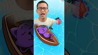 Kucing Mancing 🎣🐱Help Monster Tricky Puzzle shorts [upl. by Dominy94]