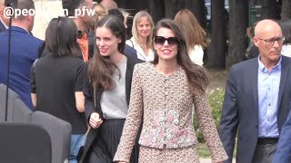 Charlotte Casiraghi  Chanel Haute Couture FallWinter 2324 fashion show in Paris  04072023 [upl. by Obeded868]