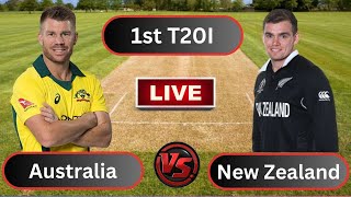 New Zealand vs Australia 1st T20I  Live Cricket Score  Australia tour of New Zealand 2024 [upl. by Ordway]