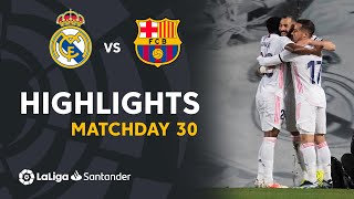 Highlights Real Madrid vs FC Barcelona 21 [upl. by Rives]