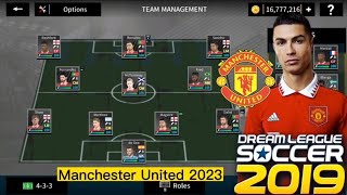 PLANTILLA DEL MANCHESTER UNITED 202223 PARA DREAM LEAGUE SOCCER 2019 [upl. by Yannodrahc88]