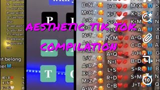 Initials TikTok Compilation 💕 [upl. by Vincenz]