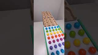 marble Run Race ASMR 82 Wooden Wave Course Colorful Marbles marblerun marblerunrace asmr [upl. by Fawcett431]