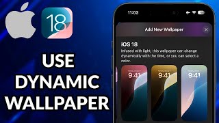 How To Use Dynamic Wallpaper iPhone iOS 18 [upl. by Damal]