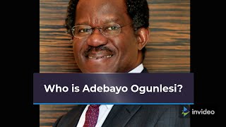 Who is Adebayo Ogunlesi The unpopular Nigerian Billionaire [upl. by Ellehsor]