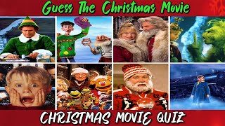 Guess The Christmas Movie By The Scene QuiZ  CHRISTMAS MOVIE QUIZ [upl. by Hamas]