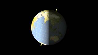 Earths Rotation Animation [upl. by Drandell]