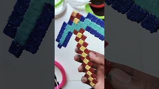 Making minecraft diamond 💎 pickaxe with 3D pen 🤯 [upl. by Sirej]