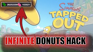 CHEATS FOR THE SIMPSONS TAPPED OUT  UNLIMITED DONUTS [upl. by Ennahoj]