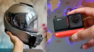 The Ultimate Motovlog Helmet Setup with Insta360 ONE RS 📸 [upl. by Ibor178]