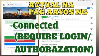 PAANO AYUSIN ANG CONNECTED LOGIN REQUIRES AUTHORIZATION NG PISO WIFI PinoyTV [upl. by Pickard536]