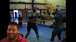 DONT SLEEP ON TUA  DAVID TUA SPARRING EVANDER HOLYFIELD  REACTION [upl. by Sucramaj]