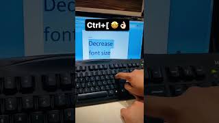 Decrease font size Ms work short [upl. by Adivad79]