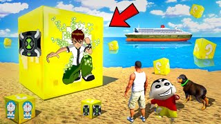 GTA 5  SHINCHAN amp FRANKLIN Opens BIGGEST Super Mystery Boxes in Gta 5 [upl. by Balas]