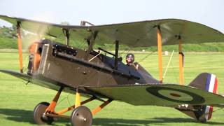 Royal Aircraft Factory SE5a  Shuttleworth Season Premiere amp RAF Centenary Airshow 2018 [upl. by Ytsud]