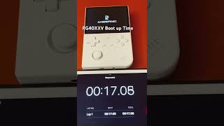 Boot up time for the RG40XXV [upl. by Nappie]