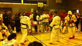 Tang Soo Do European Championships 2011 Senior Black Belt Division Stephen Ryan Vs Anthony Ottley [upl. by Emmons845]