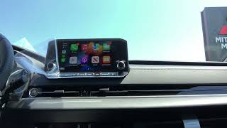 Wireless Apply CarPlay Setup on the 2022 Mitsubishi Outlander [upl. by Edasalof]