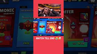 FREE DROPS ANGEL VS DEMONS 😇👿 PART 1 shorts brawlstars supercell [upl. by Rybma]