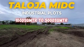 Industrial Plots  TALOJA MIDC near  Navi Mumbai  8652601787 taloja navimumbai property plot [upl. by Axela]