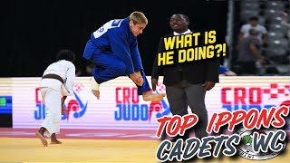 TOP IPPONS  Cadets WC 2023 [upl. by Bohs]