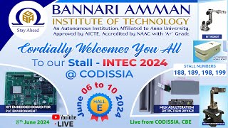 BIT in INTEC 2024  CODISSIA Coimbatore [upl. by Aiden]