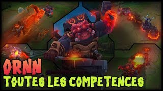 ORNN  COMPÉTENCES RÉVÉLÉES  UN PASSIF PERMETTANT DAMELIORER DES ITEMS  League of Legends [upl. by Philemon486]