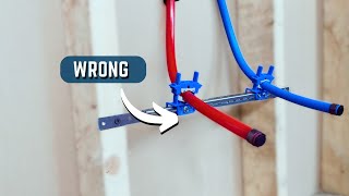 How to Correctly RoughIn PEX STUB OUT [upl. by Enneles]