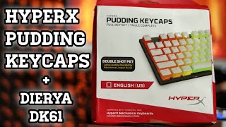 DieryaKemove DK61 Snowfox  HyperX Double Shot PBT Pudding Keycaps  Unboxing amp Review [upl. by Butcher]